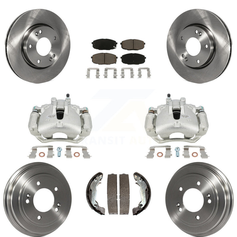Transit Auto KC8-100839C Disc Brake Kit for 2009-2010 Hyundai Elantra - Front and Rear product image