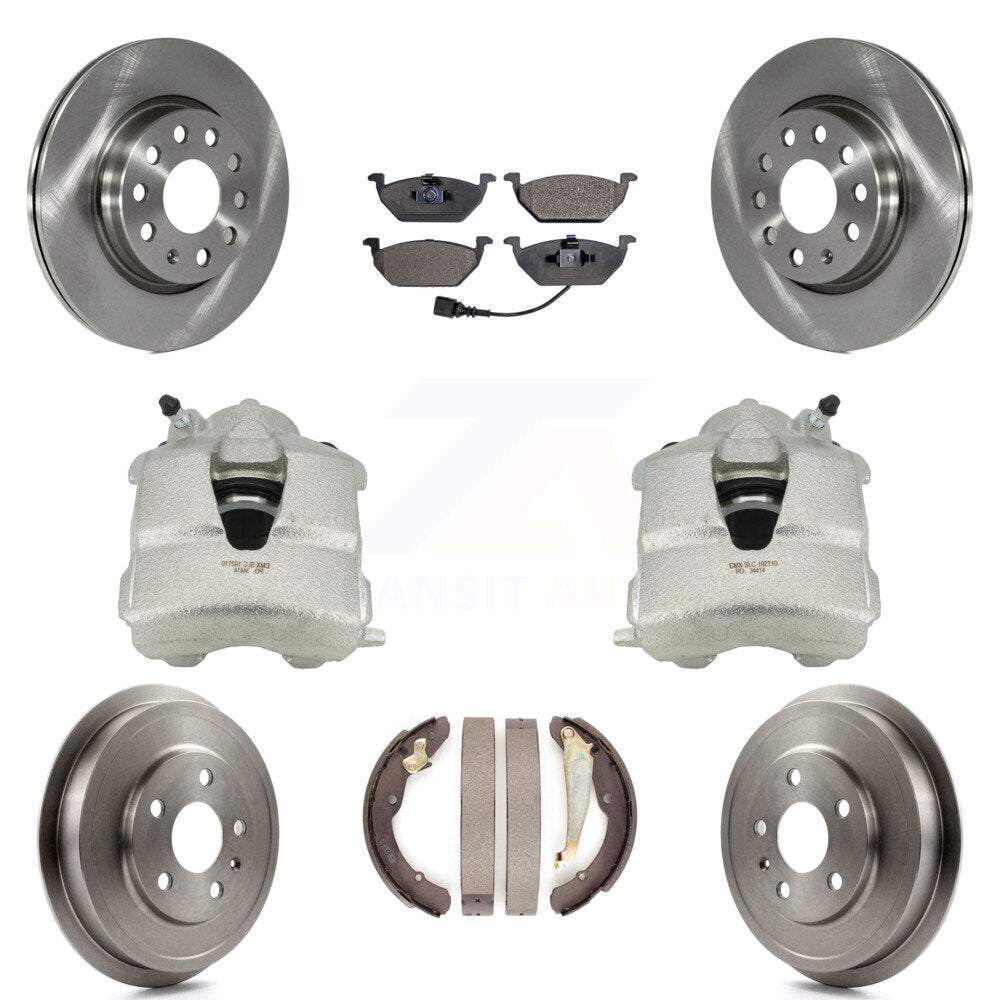 Transit Auto KC8-100839P Disc Brake Kit for 2011-2012 Volkswagen Jetta - Front and Rear product image