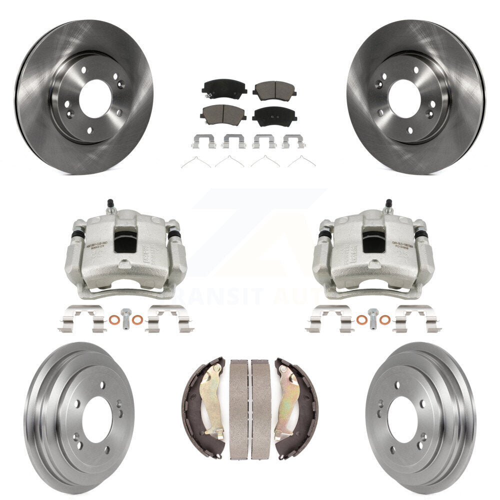 Transit Auto KC8-100840C Disc Brake Kit for 2017-2020 Hyundai Elantra - Front and Rear product image
