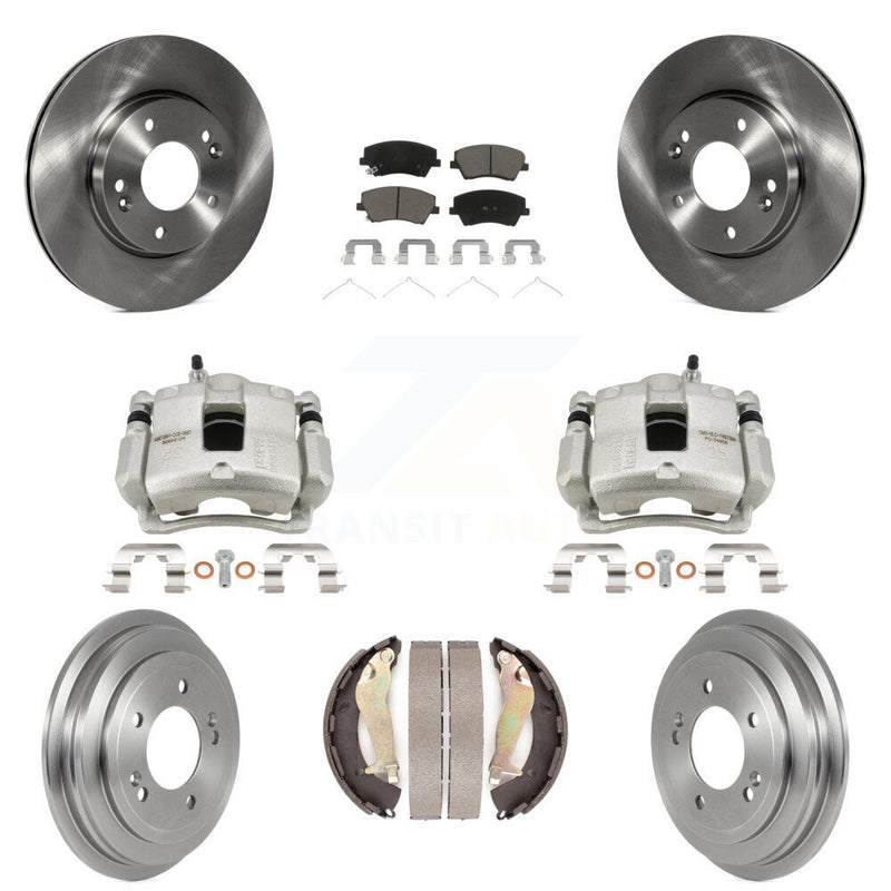 Transit Auto KC8-100840C Disc Brake Kit for 2017-2020 Hyundai Elantra - Front and Rear product image