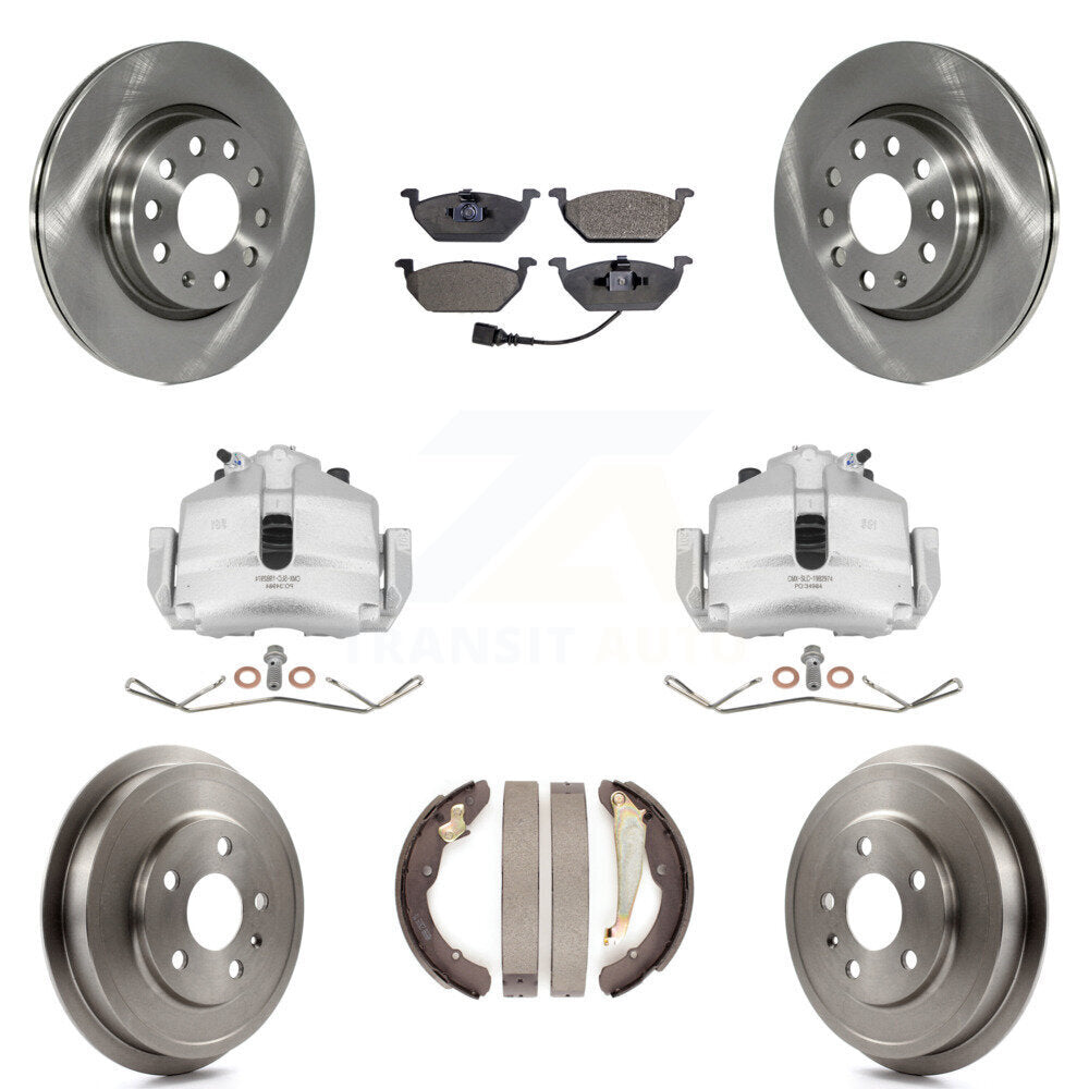 Transit Auto KC8-100840P Disc Brake Kit for 2011-2012 Volkswagen Jetta - Front and Rear product image