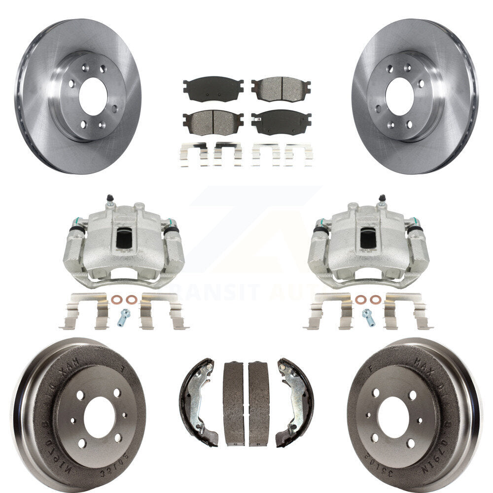 Transit Auto KC8-100840S Disc Brake Kit for 2006 Hyundai Accent - Front and Rear product image