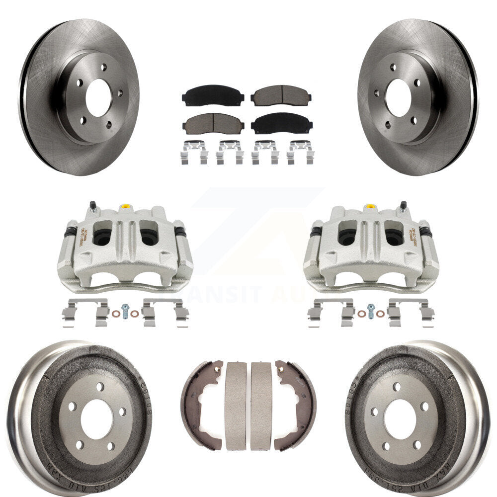 Transit Auto KC8-100842C Disc Brake Kit for 2004-2007 Chevrolet Equinox, Pontiac Torrent, Saturn Vue - Front and Rear product image