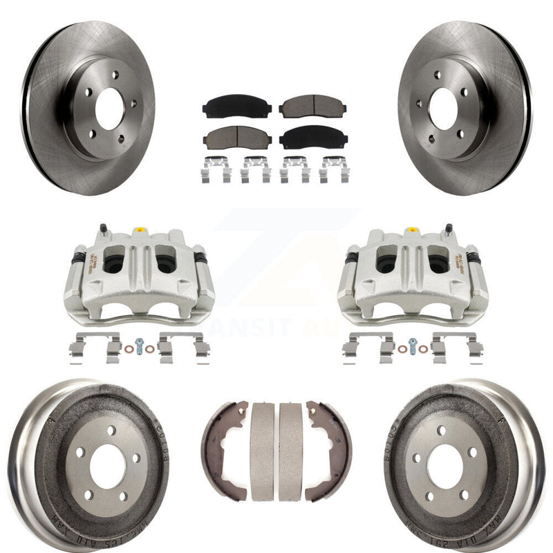 Transit Auto KC8-100842C Disc Brake Kit for 2004-2007 Chevrolet Equinox, Pontiac Torrent, Saturn Vue - Front and Rear product image