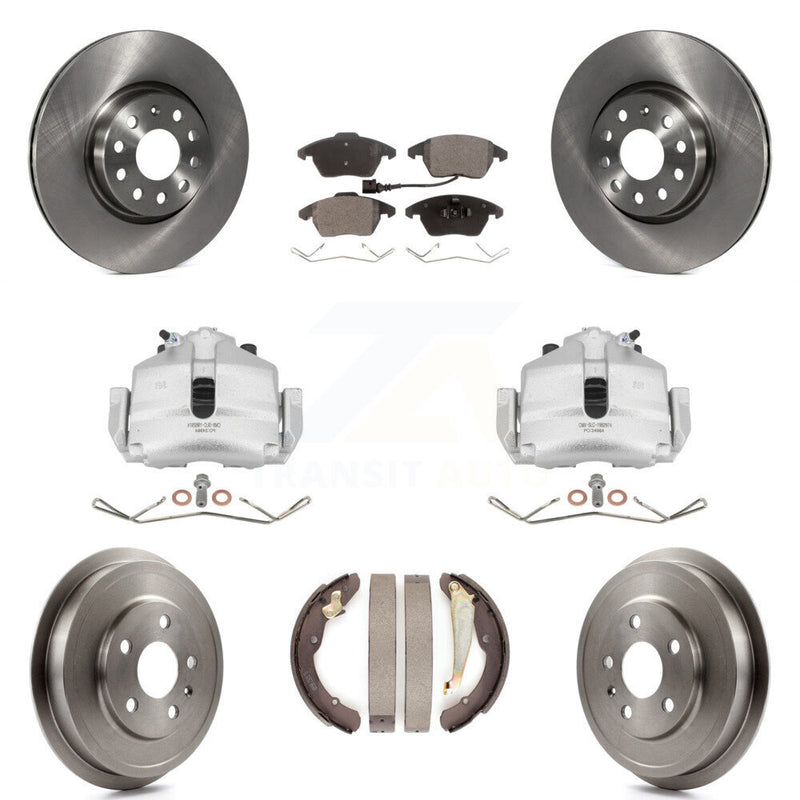 Transit Auto KC8-100842P Disc Brake Kit for 2011-2012 Volkswagen Jetta - Front and Rear product image