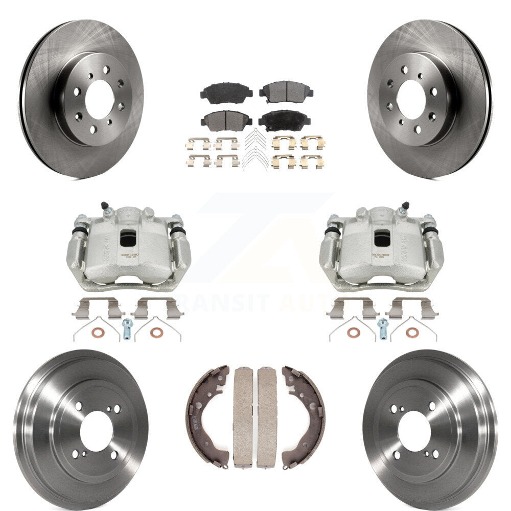 Transit Auto KC8-100842T Disc Brake Kit for 2013 Honda Fit - Front and Rear product image