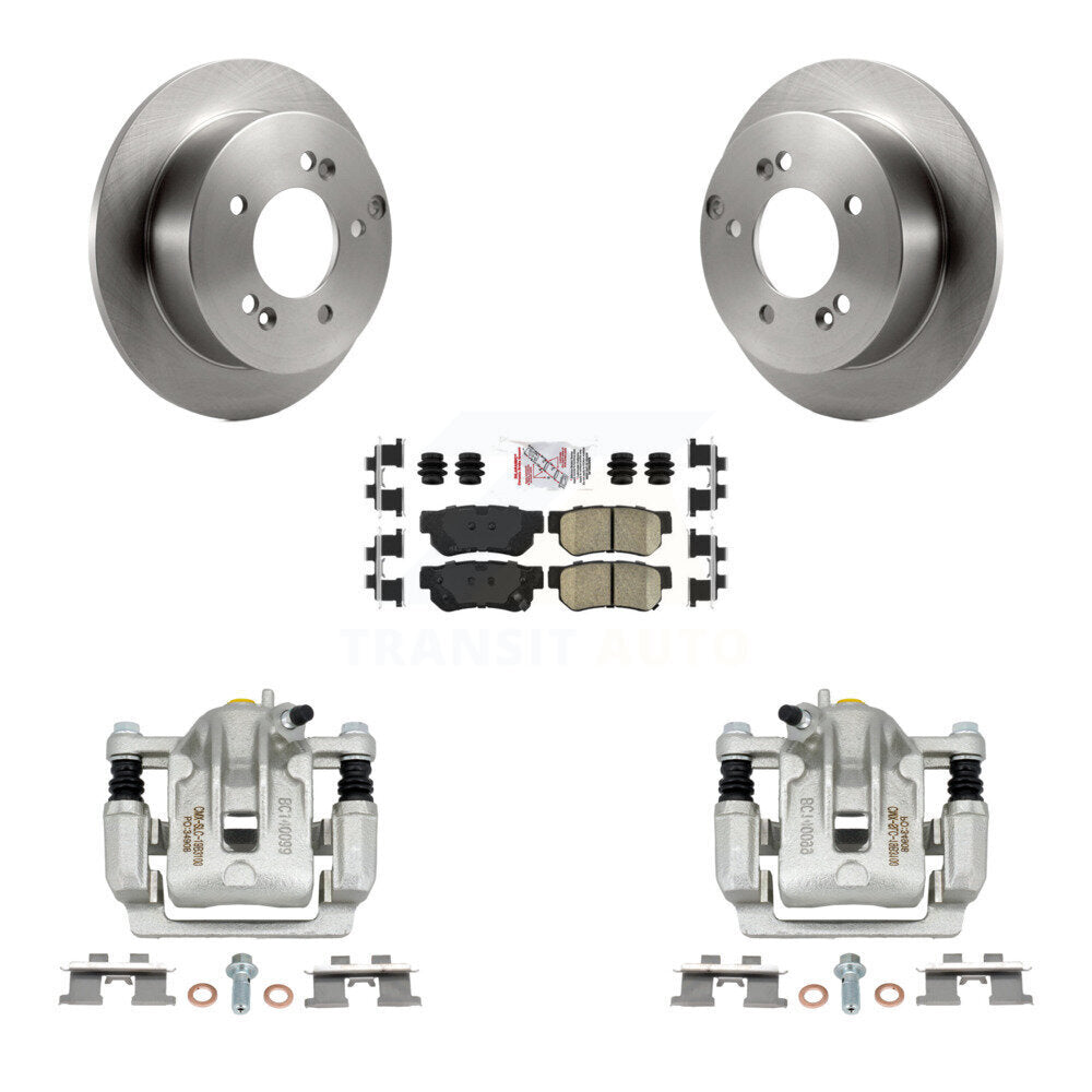 Transit Auto KC8-100843N Disc Brake Kit for 2005-2010 Hyundai Tucson, Kia Sportage - Rear product image