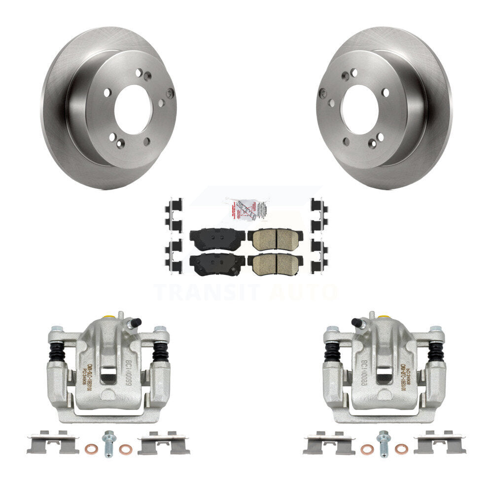 Transit Auto KC8-100844N Disc Brake Kit for 2005-2010 Hyundai Tucson, Kia Sportage - Rear product image