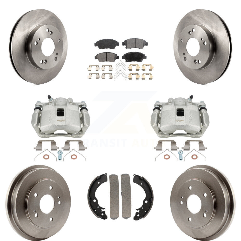Transit Auto KC8-100844P Disc Brake Kit for 2012-2015 Honda Civic - Front and Rear product image