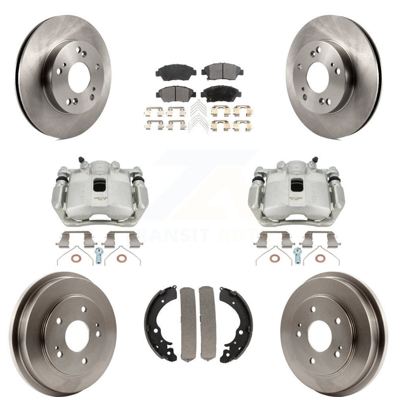 Transit Auto KC8-100844P Disc Brake Kit for 2012-2015 Honda Civic - Front and Rear product image
