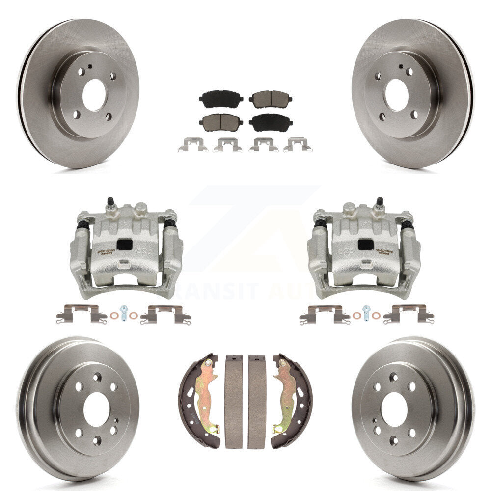 Transit Auto KC8-100846C Disc Brake Kit for 2011-2014 Mazda 2 - Front and Rear product image