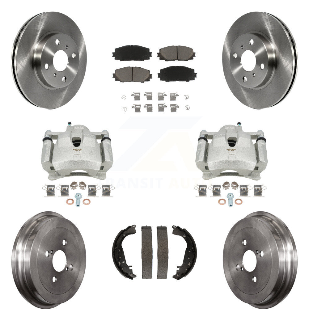 Transit Auto KC8-100847C Disc Brake Kit for 2006-2014 Toyota Yaris - Front and Rear product image