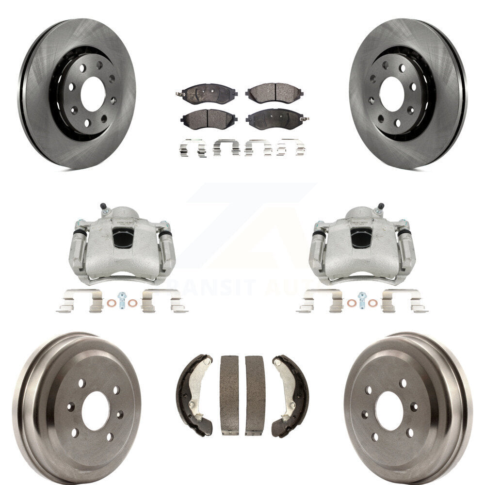 Transit Auto KC8-100847P Disc Brake Kit for 2004-2015 Chevrolet Spark, Pontiac G3, Pontiac G3 Wave & more - Front and Rear product image