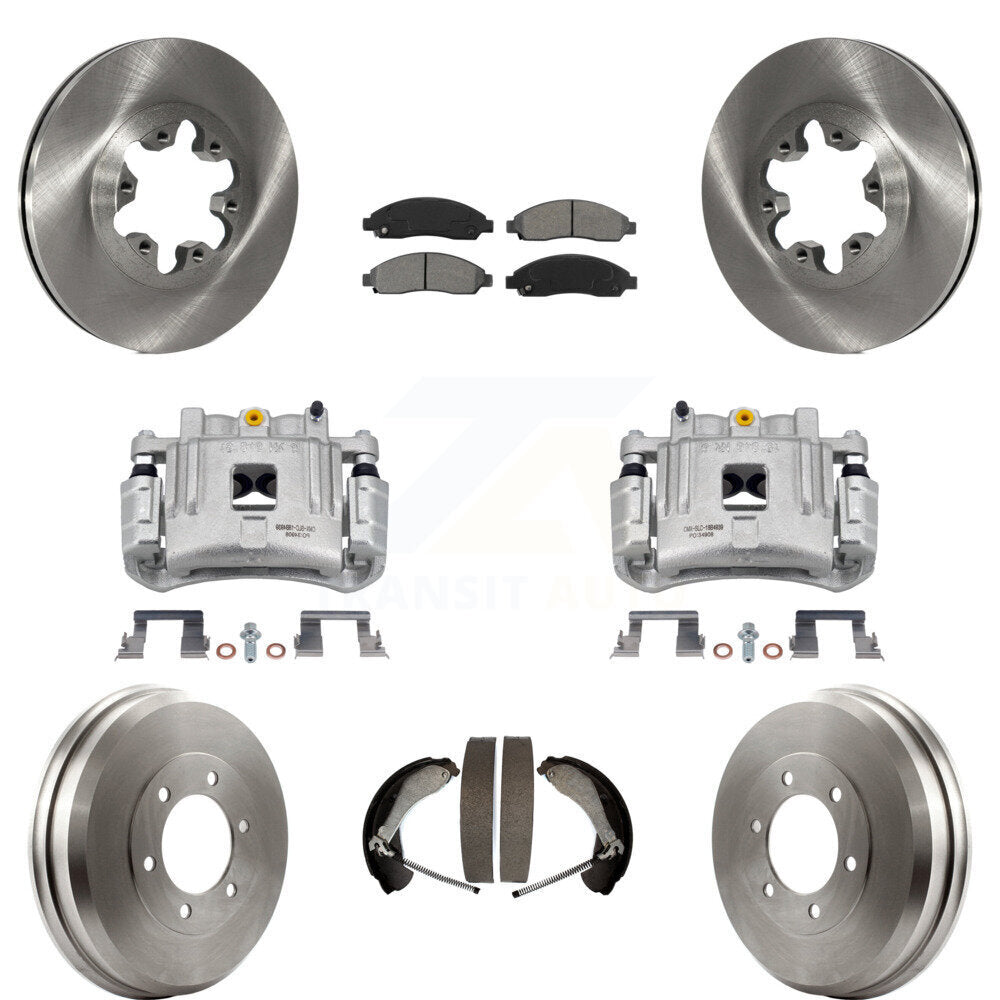 Transit Auto KC8-100847S Disc Brake Kit for 2004-2008 Isuzu i-290, Isuzu i-370, Isuzu i-280 & more - Front and Rear product image