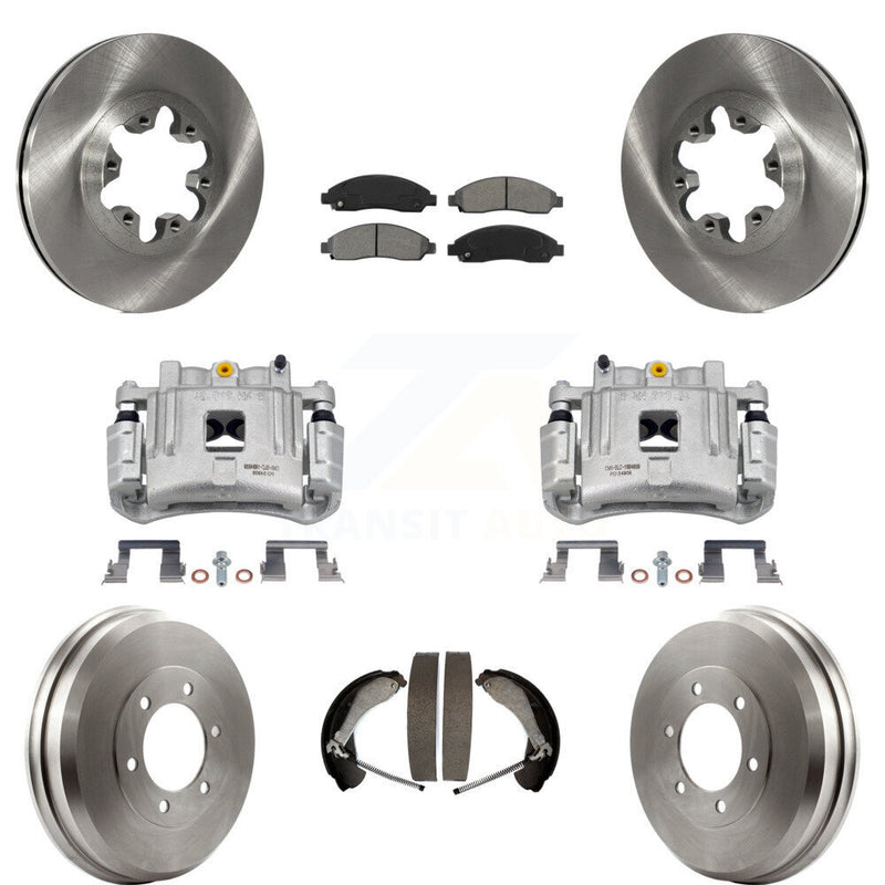 Transit Auto KC8-100847S Disc Brake Kit for 2004-2008 Isuzu i-290, Isuzu i-370, Isuzu i-280 & more - Front and Rear product image