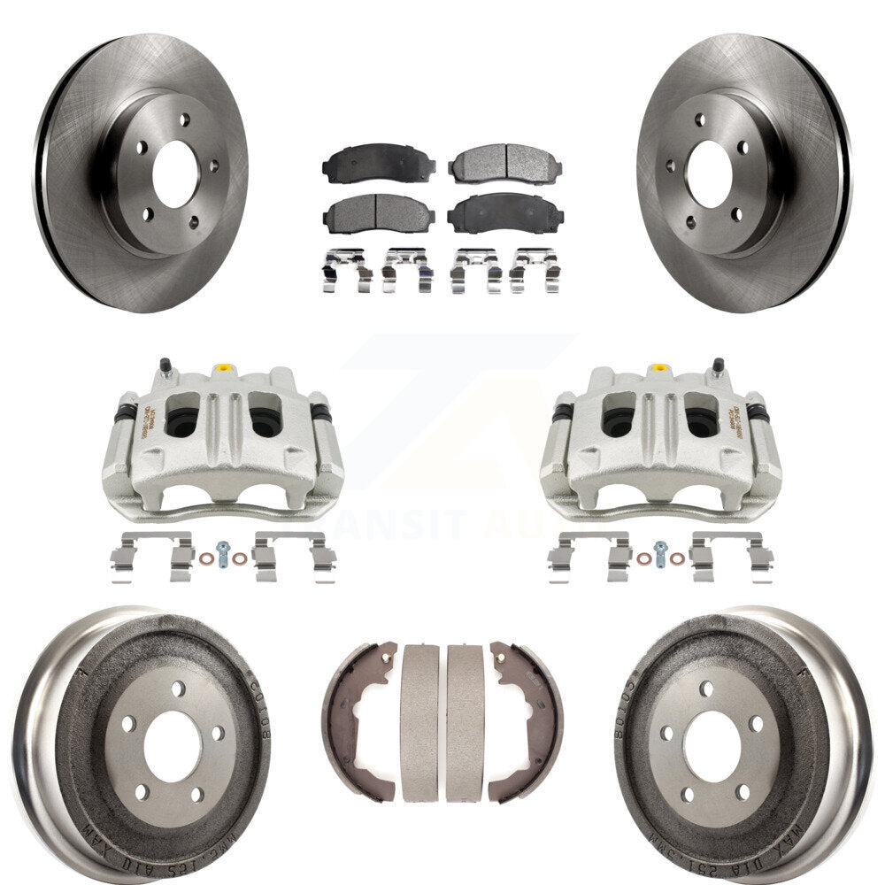 Transit Auto KC8-100847T Disc Brake Kit for 2004-2007 Chevrolet Equinox, Pontiac Torrent, Saturn Vue - Front and Rear product image