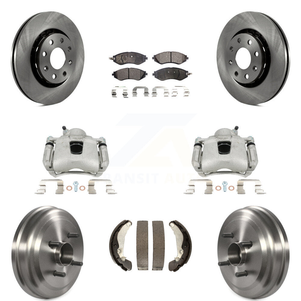 Transit Auto KC8-100848P Disc Brake Kit for 2004-2011 Pontiac G3, Chevrolet Aveo5, Pontiac Wave & more - Front and Rear product image