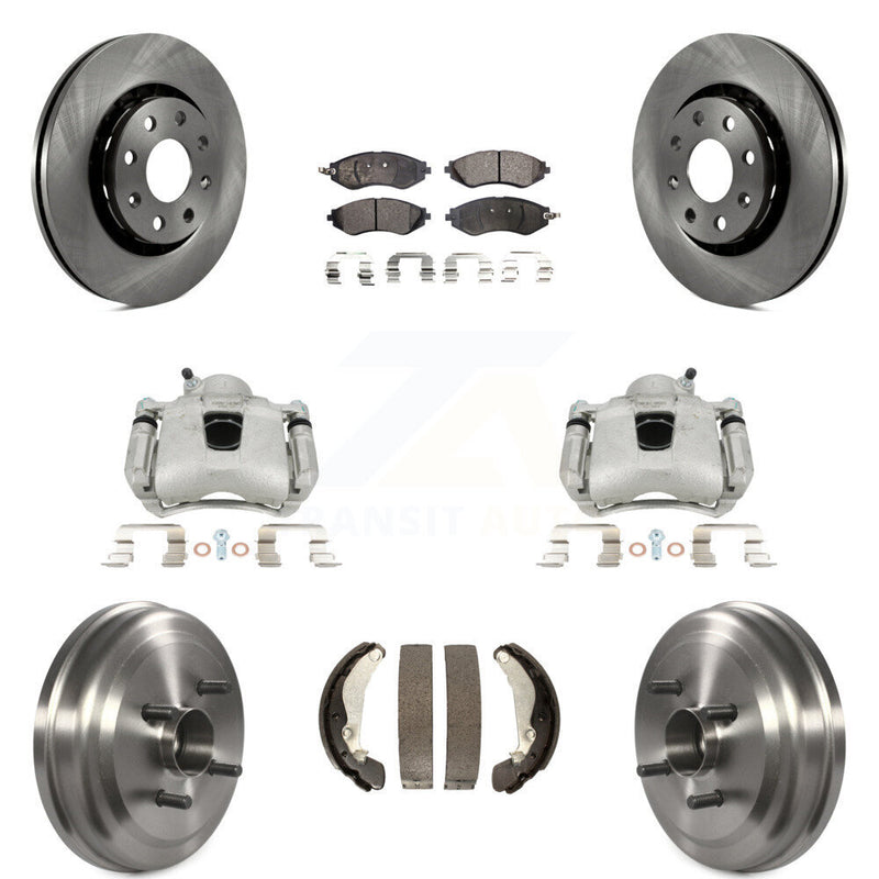 Transit Auto KC8-100848P Disc Brake Kit for 2004-2011 Pontiac G3, Chevrolet Aveo5, Pontiac Wave & more - Front and Rear product image