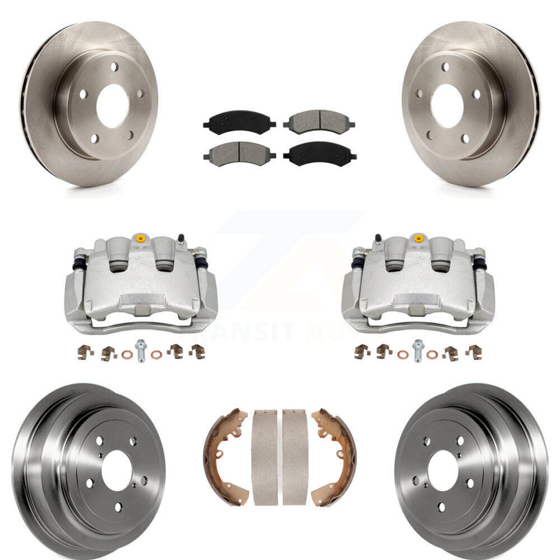 Transit Auto KC8-100849S Disc Brake Kit for 2009-2011 Ram Dakota, Dodge Dakota - Front and Rear product image