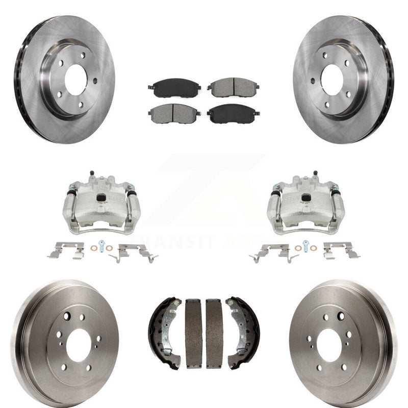 Transit Auto KC8-100850S Disc Brake Kit for 2013-2019 Nissan Sentra - Front and Rear product image