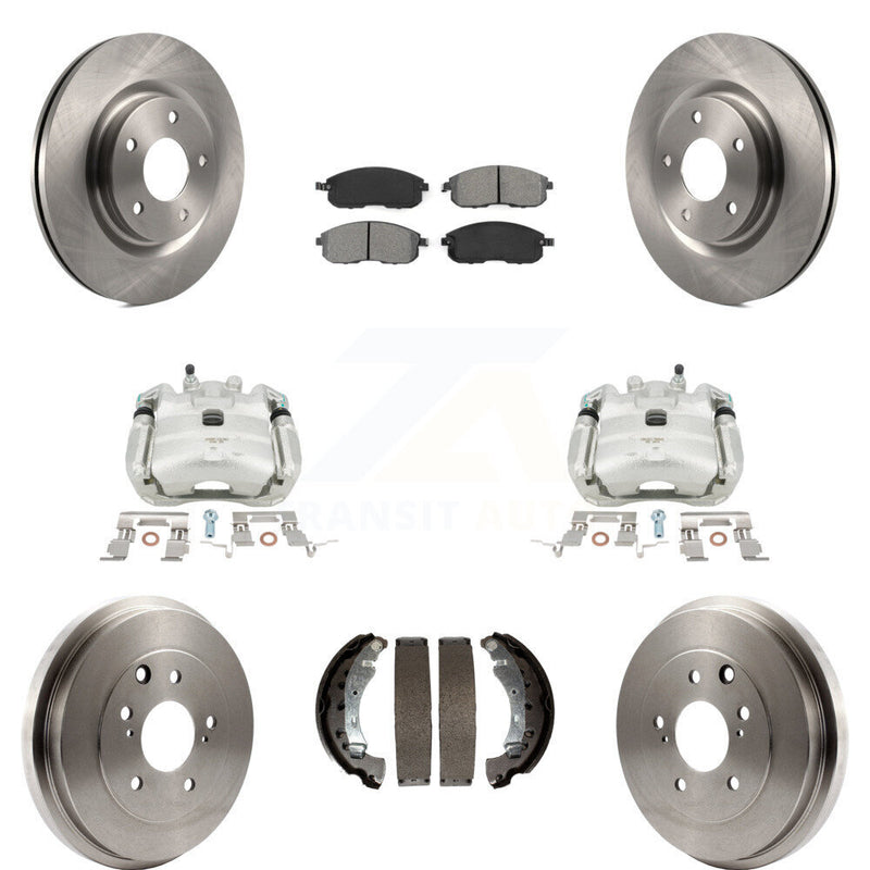 Transit Auto KC8-100851S Disc Brake Kit for 2017-2019 Nissan Sentra - Front and Rear product image