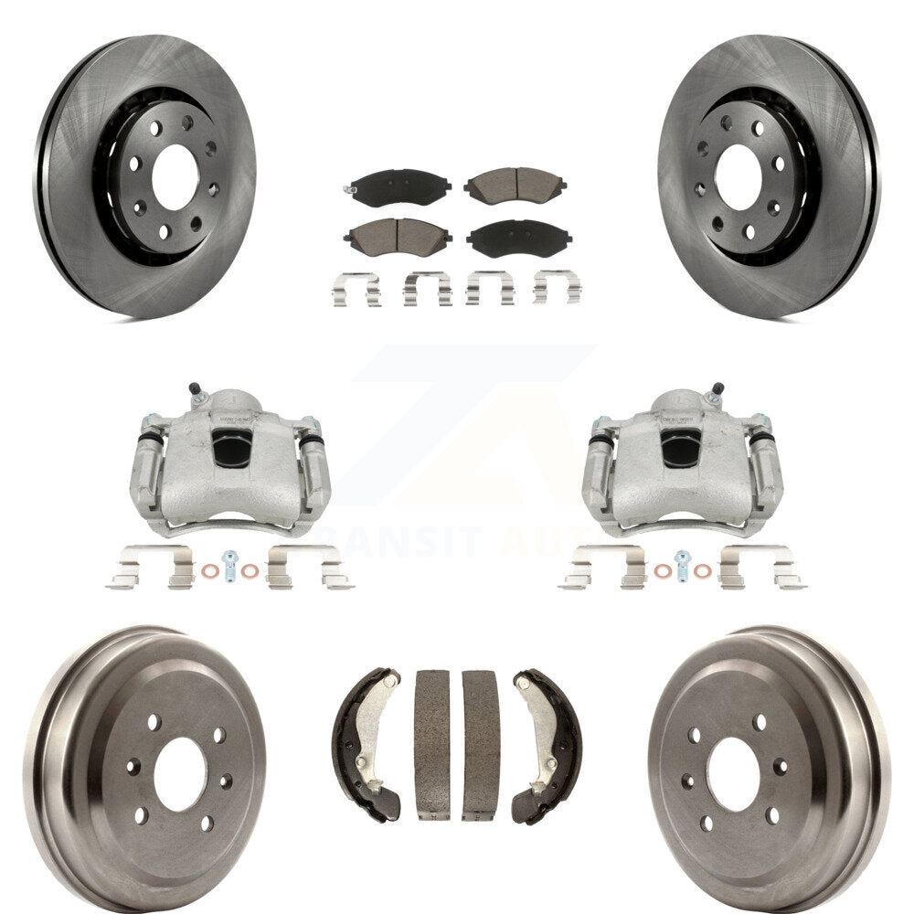 Transit Auto KC8-100853C Disc Brake Kit for 2004-2015 Chevrolet Spark, Pontiac G3, Pontiac G3 Wave & more - Front and Rear product image