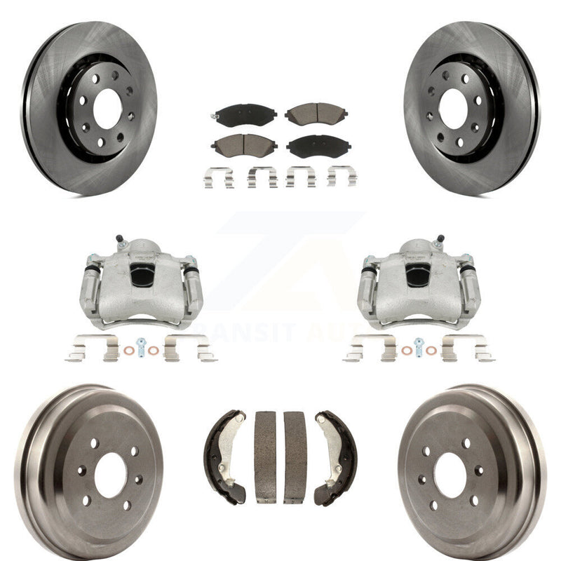 Transit Auto KC8-100853C Disc Brake Kit for 2004-2015 Chevrolet Spark, Pontiac G3, Pontiac G3 Wave & more - Front and Rear product image