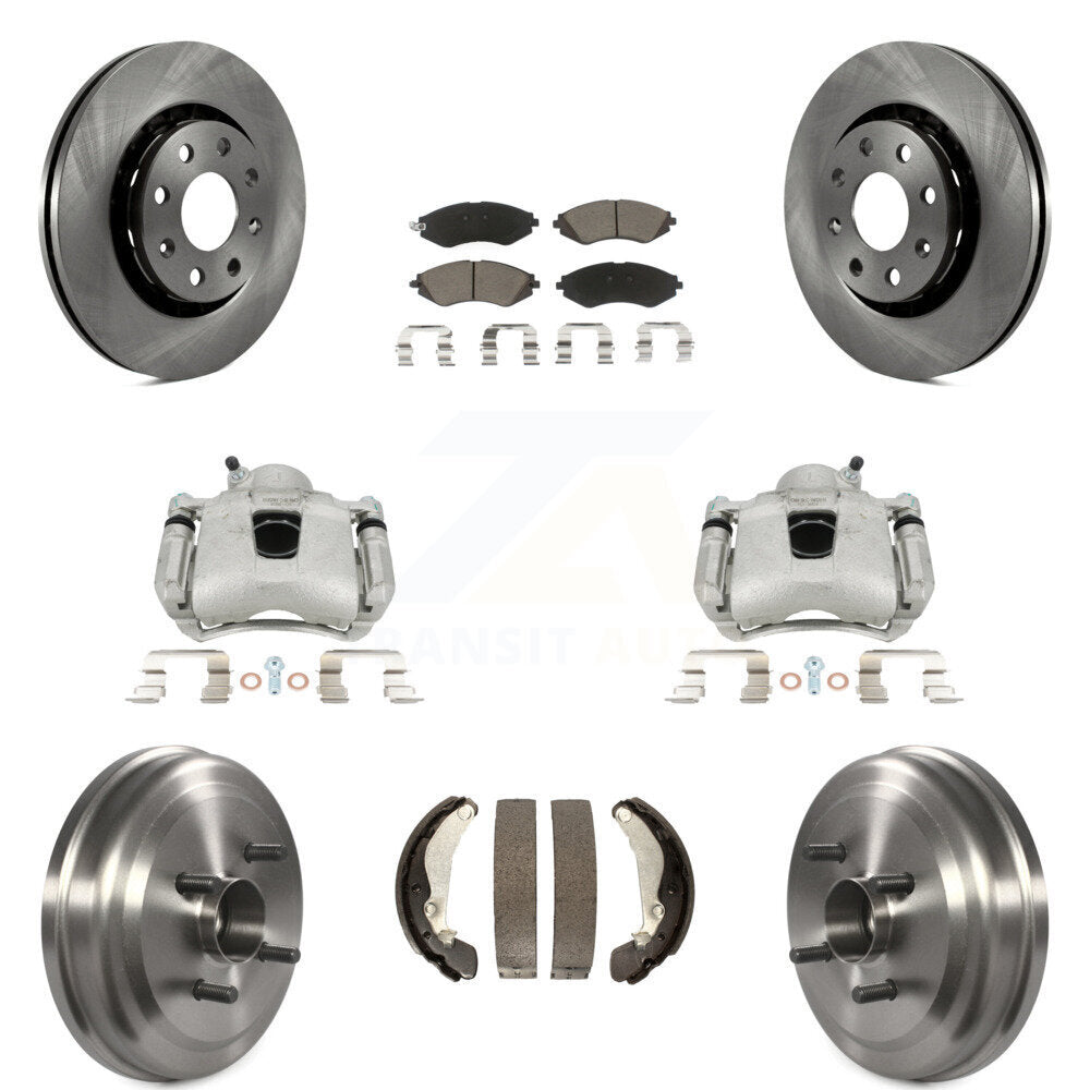 Transit Auto KC8-100854C Disc Brake Kit for 2004-2011 Pontiac G3, Chevrolet Aveo5, Pontiac Wave & more - Front and Rear product image