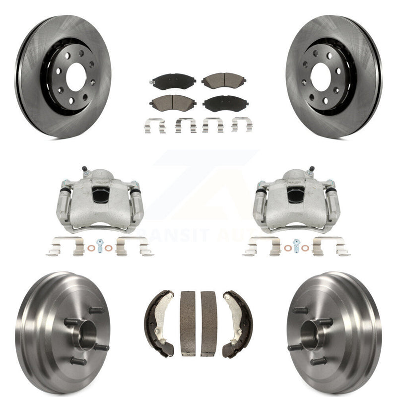Transit Auto KC8-100854C Disc Brake Kit for 2004-2011 Pontiac G3, Chevrolet Aveo5, Pontiac Wave & more - Front and Rear product image