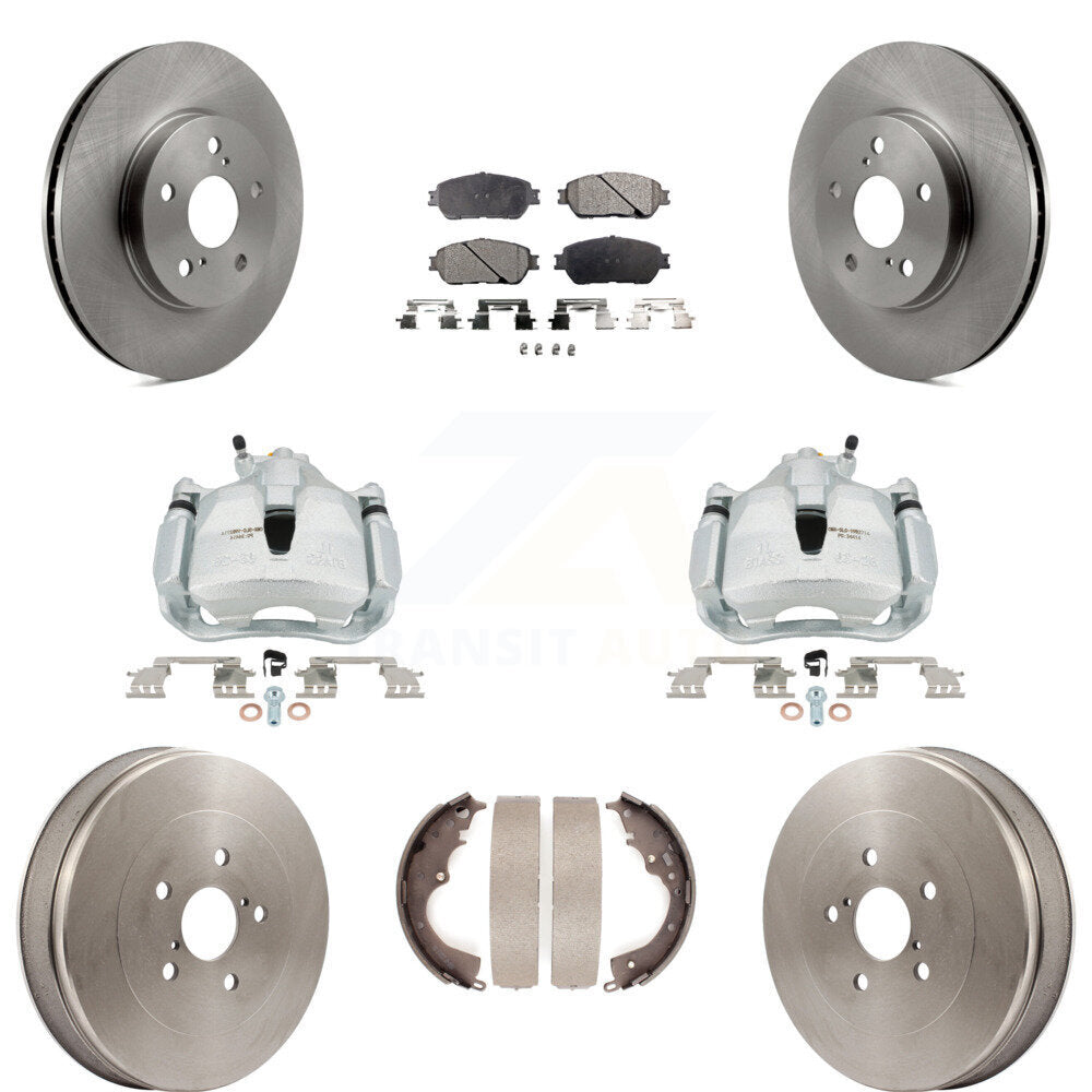 Transit Auto KC8-100854P Disc Brake Kit for 2004-2010 Toyota Sienna - Front and Rear product image