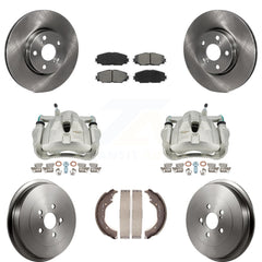 Transit Auto KC8-100854S Disc Brake Kit for 2009-2019 Toyota Corolla - Front and Rear product image