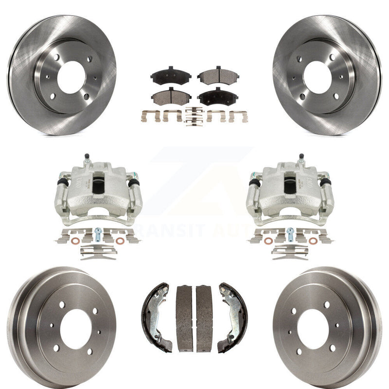 Transit Auto KC8-100855P Disc Brake Kit for 2002-2004 Hyundai Elantra - Front and Rear product image