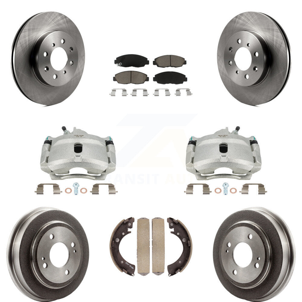 Transit Auto KC8-100856C Disc Brake Kit for 1996-2000 Honda Civic, Acura EL - Front and Rear product image