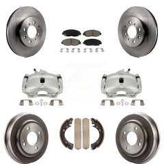 Transit Auto KC8-100856C Disc Brake Kit for 1996-2000 Honda Civic, Acura EL - Front and Rear product image