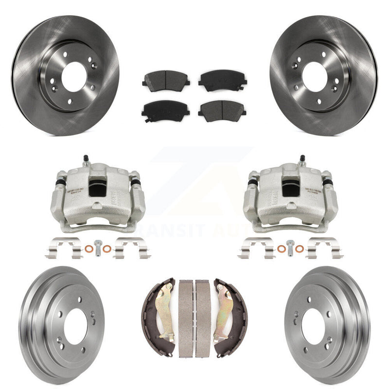 Transit Auto KC8-100856S Disc Brake Kit for 2017-2020 Hyundai Elantra - Front and Rear product image