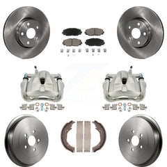Transit Auto KC8-100857C Disc Brake Kit for 2009-2019 Toyota Corolla - Front and Rear product image