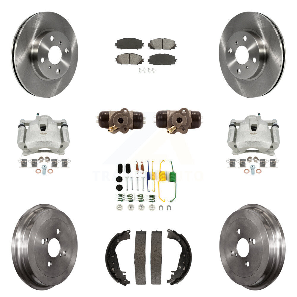 Transit Auto KC8-100857S Disc Brake Kit for 2006-2014 Toyota Yaris - Front and Rear product image