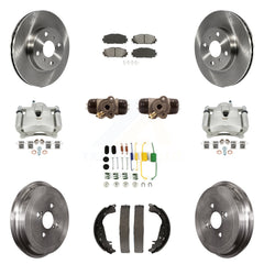 Transit Auto KC8-100857S Disc Brake Kit for 2006-2014 Toyota Yaris - Front and Rear product image