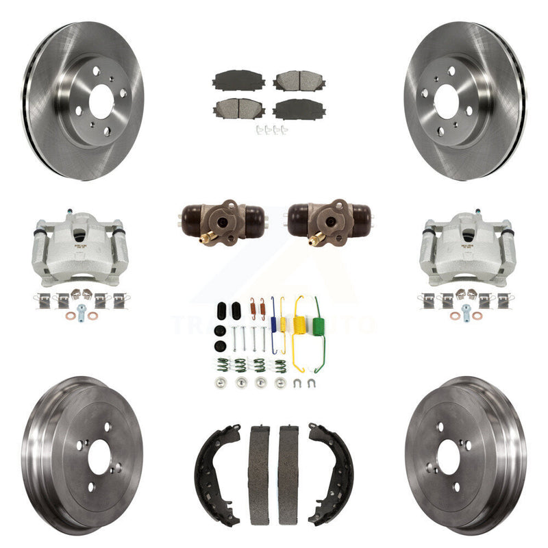 Transit Auto KC8-100857S Disc Brake Kit for 2006-2014 Toyota Yaris - Front and Rear product image