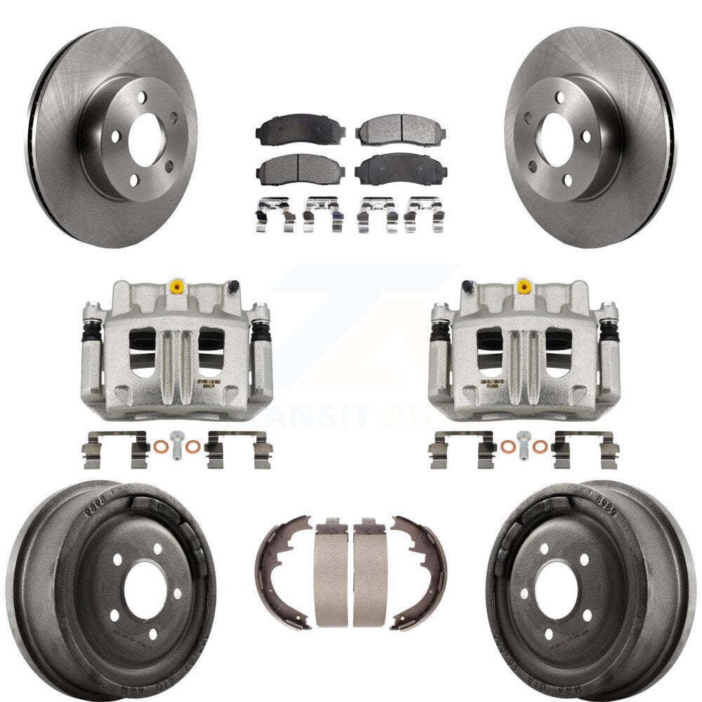 Transit Auto KC8-100858T Disc Brake Kit for 2004-2009 Mazda B4000, Ford Ranger - Front and Rear product image