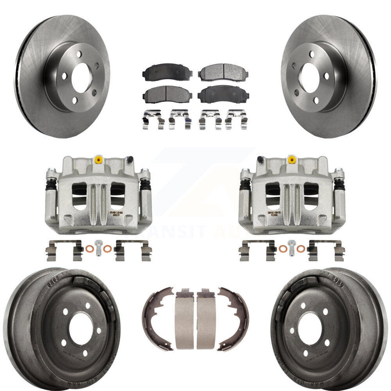 Transit Auto KC8-100858T Disc Brake Kit for 2004-2009 Mazda B4000, Ford Ranger - Front and Rear product image