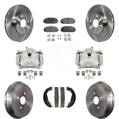 Transit Auto KC8-100859P Disc Brake Kit for 2006-2014 Toyota Yaris - Front and Rear product image