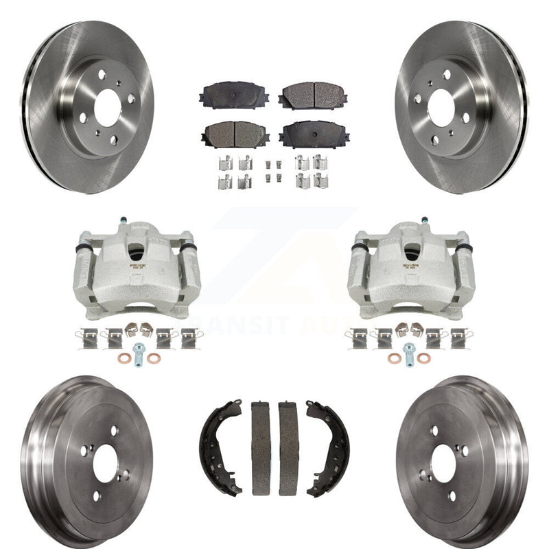 Transit Auto KC8-100859P Disc Brake Kit for 2006-2014 Toyota Yaris - Front and Rear product image