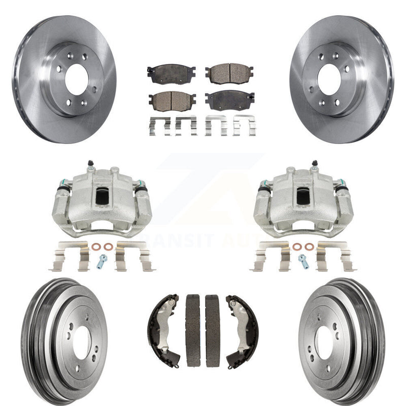 Transit Auto KC8-100860P Disc Brake Kit for 2006-2011 Hyundai Accent, Kia Rio, Kia Rio5 - Front and Rear product image