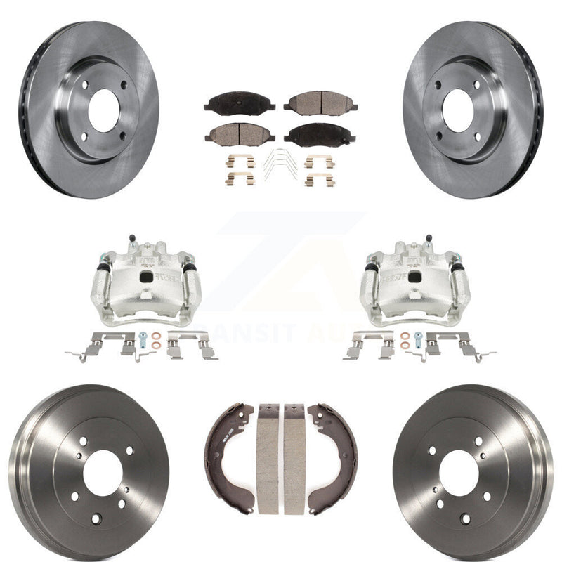 Transit Auto KC8-100860T Disc Brake Kit for 2008 Nissan Versa - Front and Rear product image