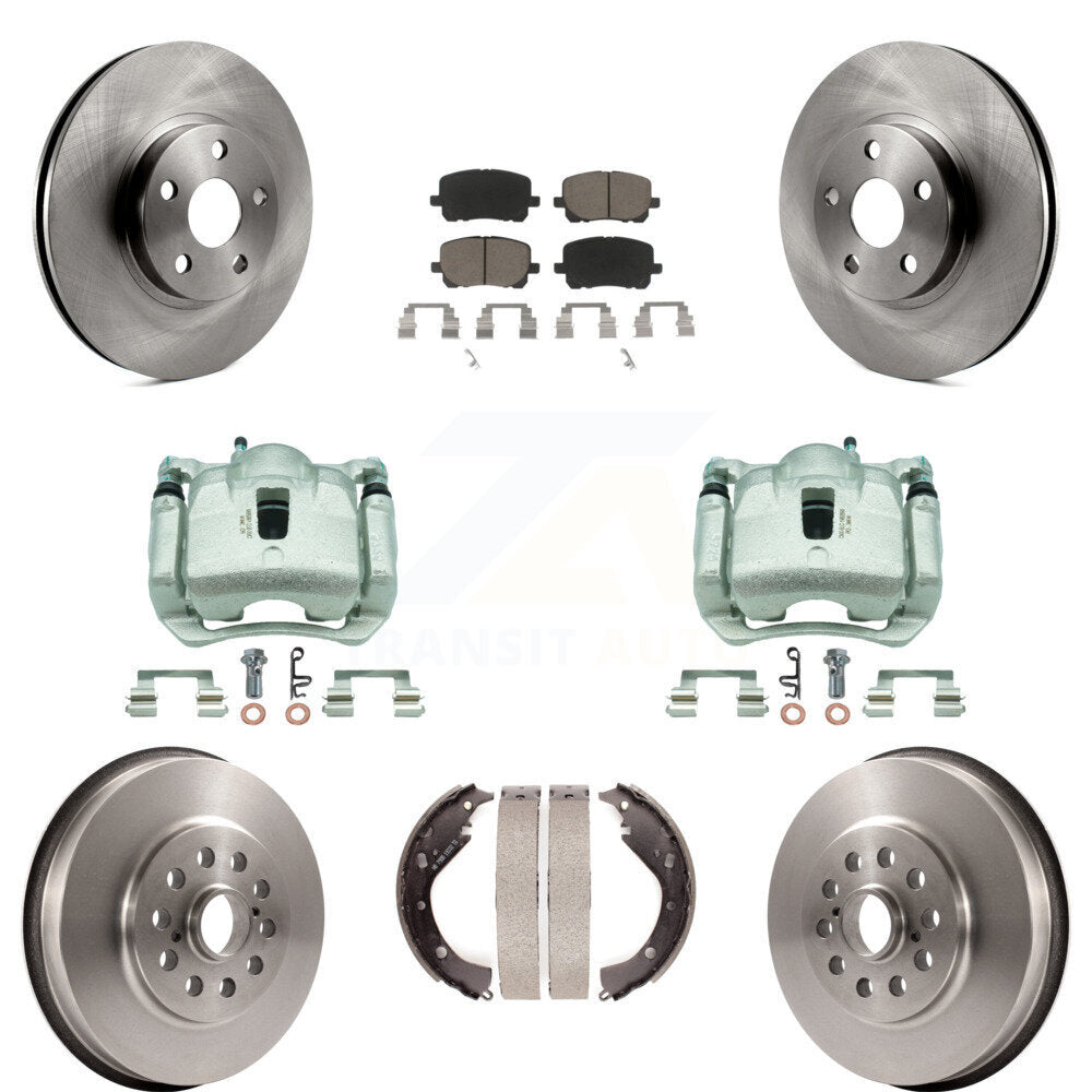 Transit Auto KC8-100861C Disc Brake Kit for 2003-2006 Pontiac Vibe, Toyota Matrix - Front and Rear product image