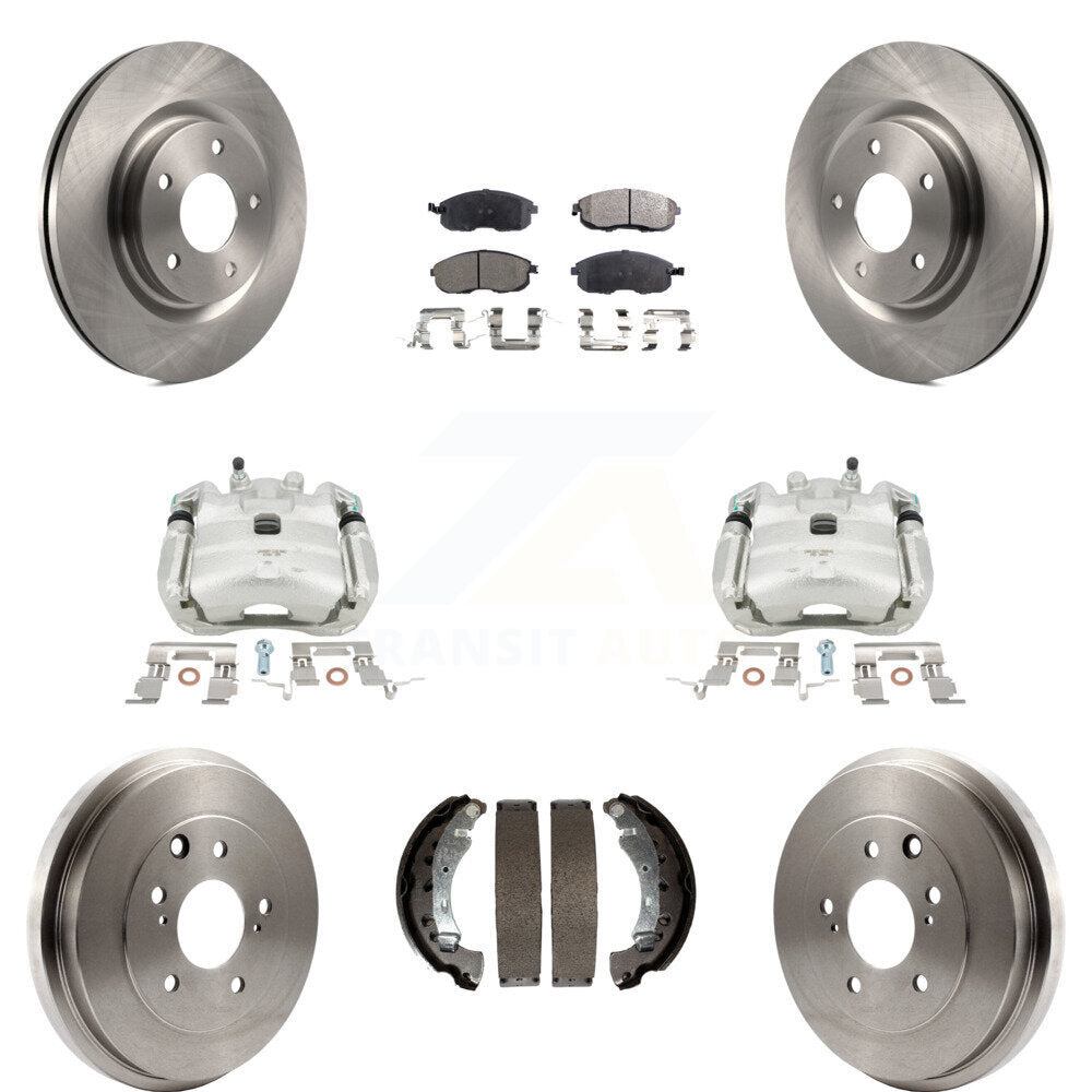 Transit Auto KC8-100861P Disc Brake Kit for 2017-2019 Nissan Sentra - Front and Rear product image