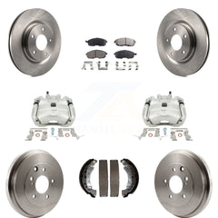 Transit Auto KC8-100861P Disc Brake Kit for 2017-2019 Nissan Sentra - Front and Rear product image