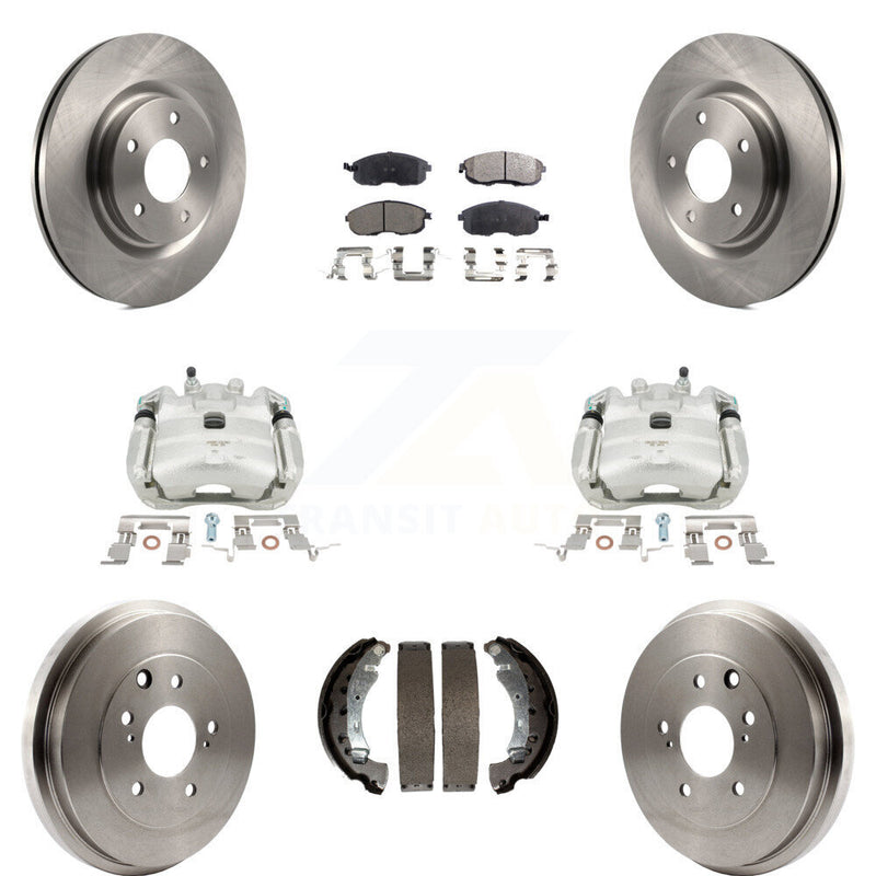 Transit Auto KC8-100861P Disc Brake Kit for 2017-2019 Nissan Sentra - Front and Rear product image