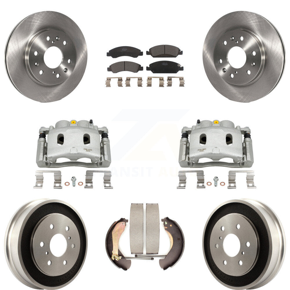 Transit Auto KC8-100861T Disc Brake Kit for 2005-2007 Chevrolet Silverado 1500 Classic, GMC Sierra 1500 Classic, Chevrolet Silverado 1500 & more - Front and Rear product image